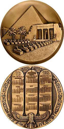Great Pyramid Calendar Medal