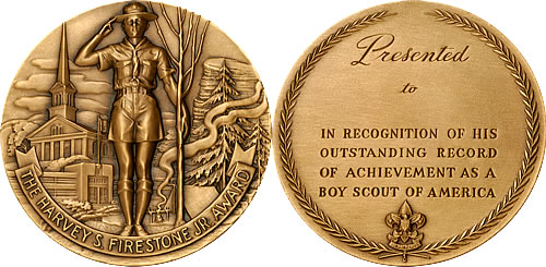 BSA Firestone Award Medal