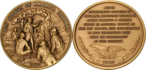 BSA Founded 1910 Medal