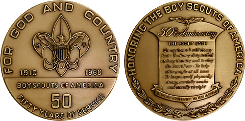 BSA 50th Anniversary Medal